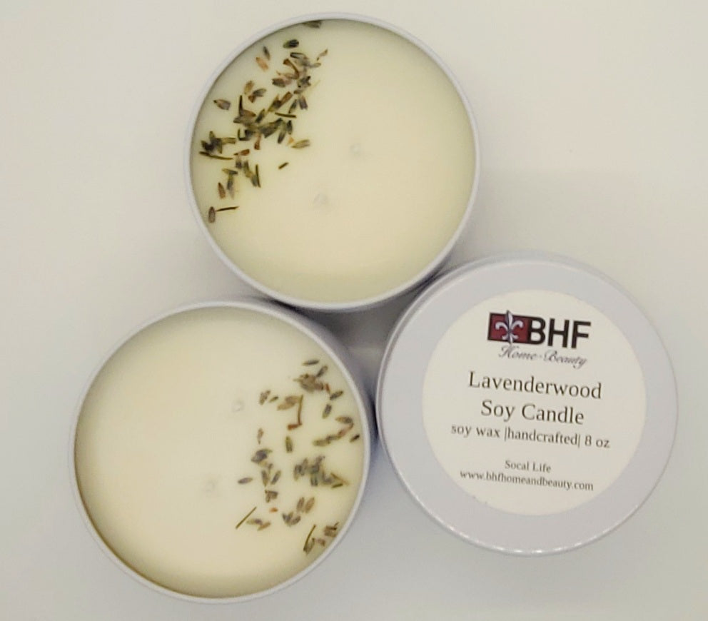 The Candle Collection -Lavenderwood Candle